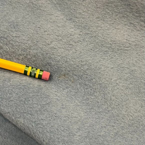 Vintage Dana Buchman Baby Blue Angora Blend Mockneck‎ Zip-Up Peacoat, Size 14 - Picture 6 of 6